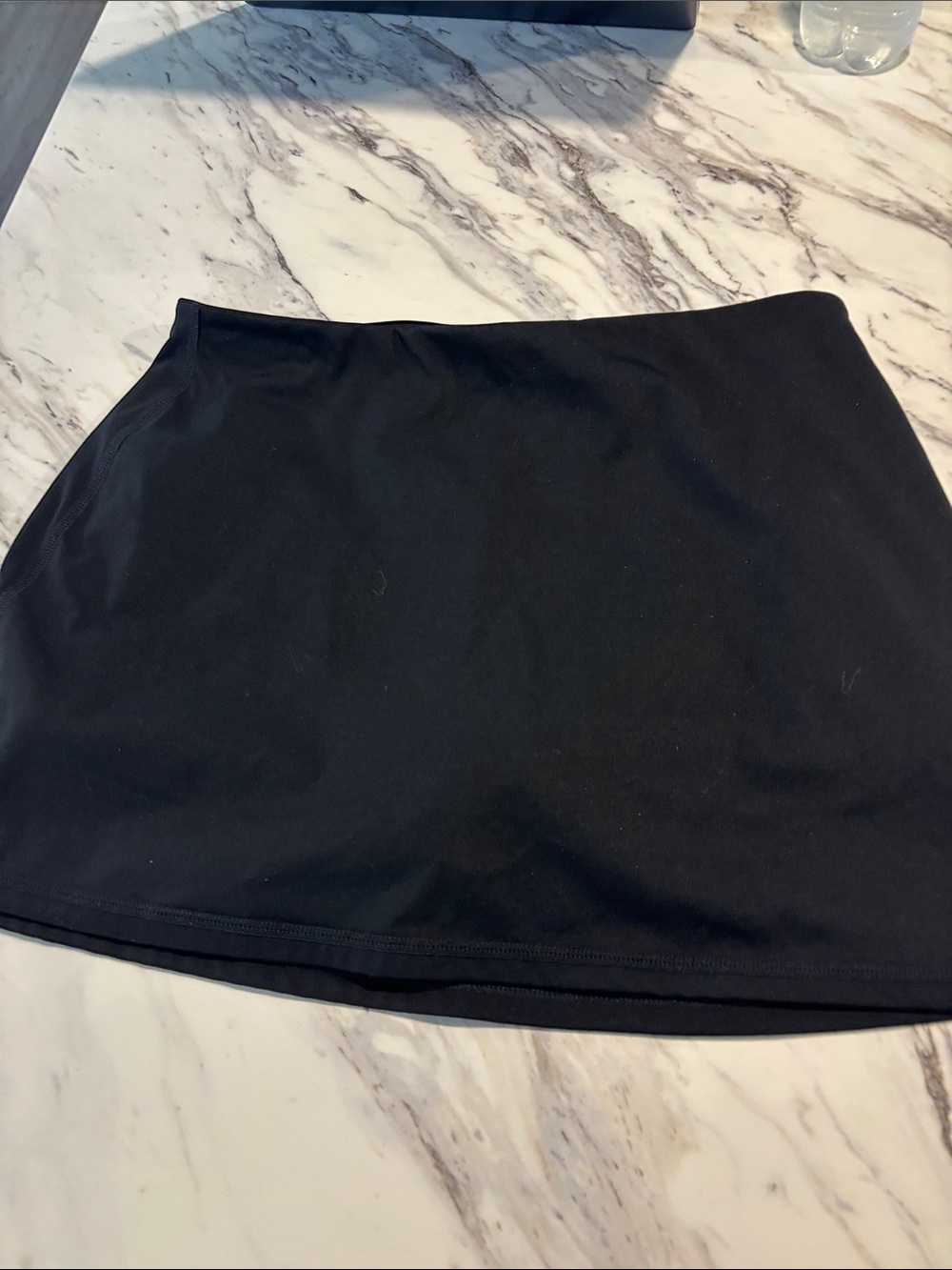 Garage Black Mini Skort - Simple A-Line